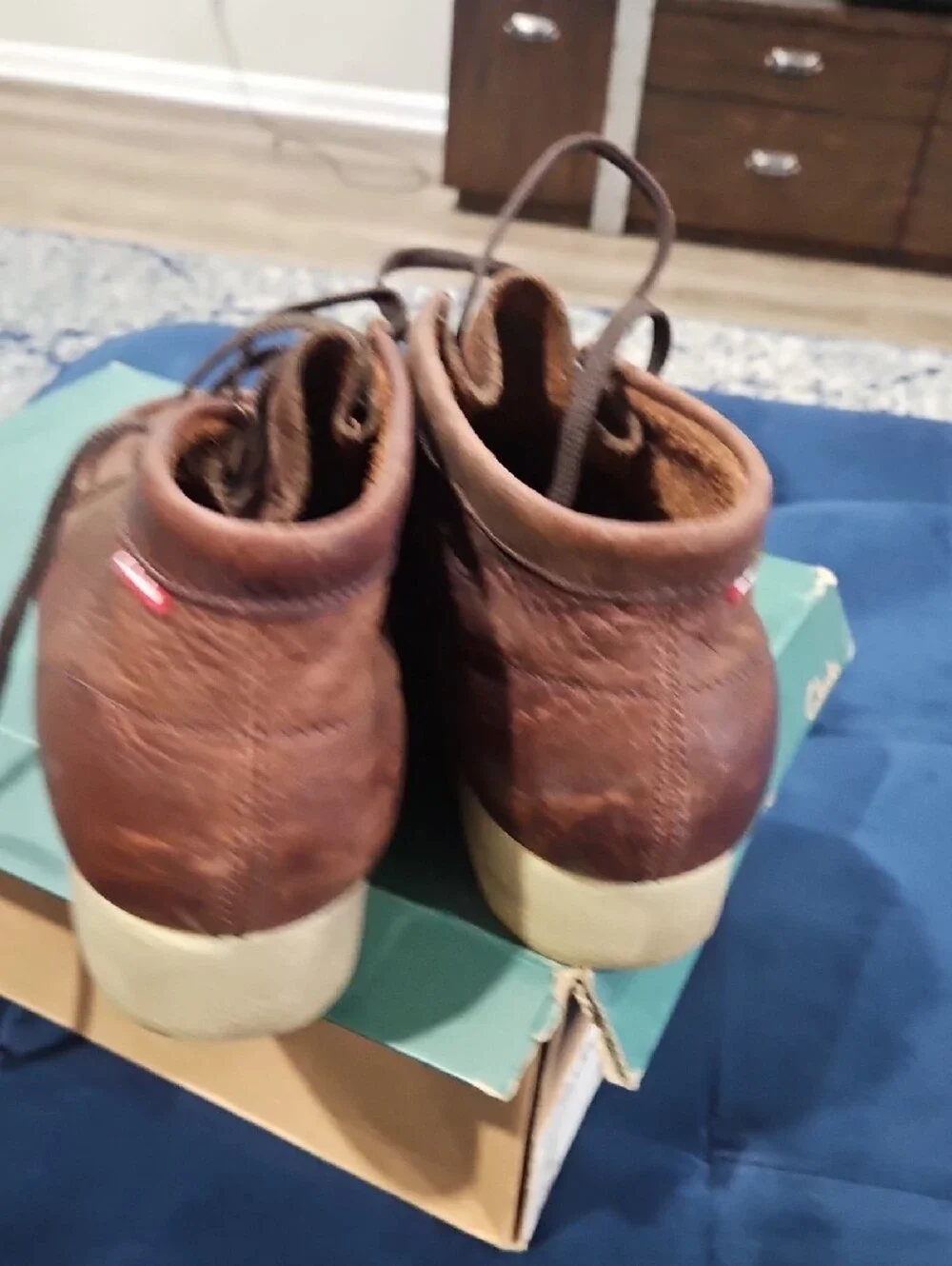 Clarks Men’s Brown Leather Chukka Wallabee with Crepe Sole